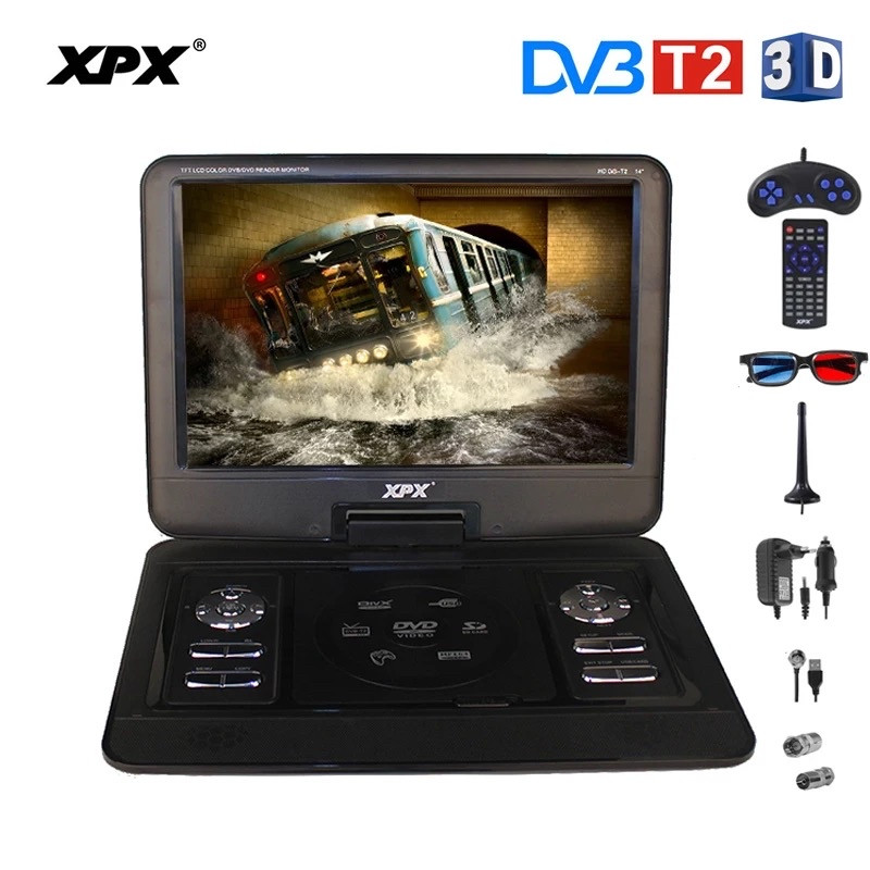 Портативный DVD плеер XPX EA-1369D