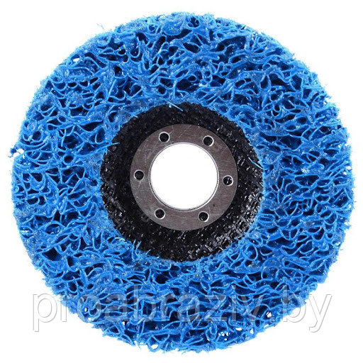 Шлифовальный синий "коралловый" круг синтетический фибровый 125 мм Vertex