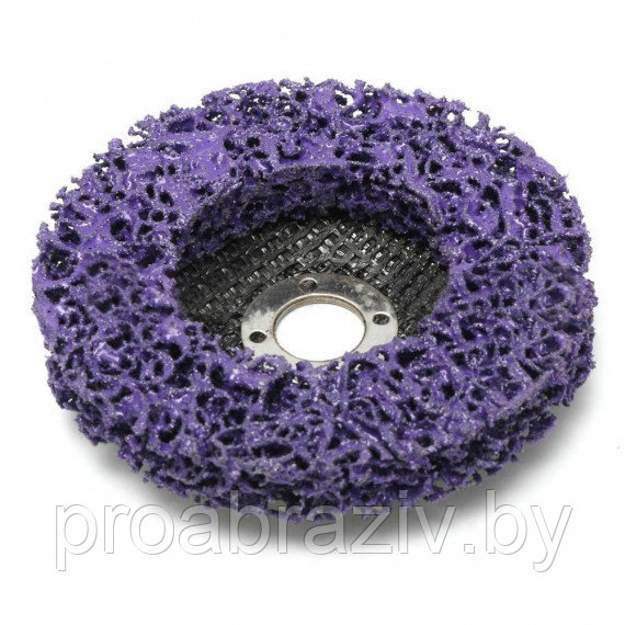 Шлифовальный фиолетовый "коралловый" круг синтетический фибровый 125 мм Vertex - фото 2 - id-p166408490