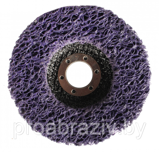 Шлифовальный фиолетовый "коралловый" круг синтетический фибровый 125 мм Vertex