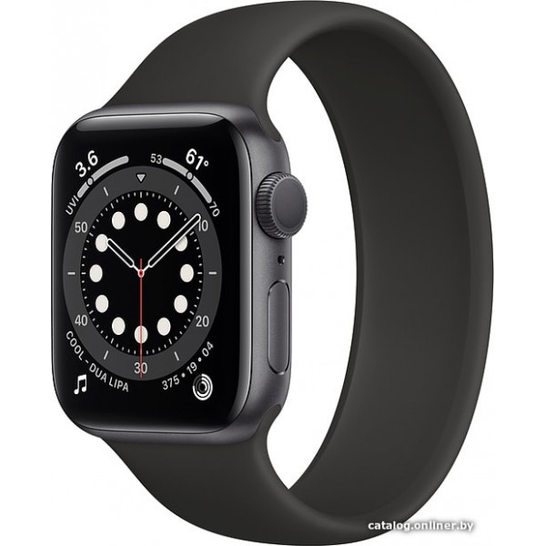 Умные часы Apple Watch Series 6 40 мм (алюминий серый космос/черный) - фото 1 - id-p166421530