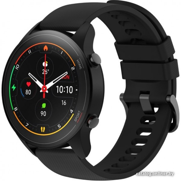 Умные часы Xiaomi Mi Watch XMWTCL02 (черный, международная версия) - фото 1 - id-p166421545