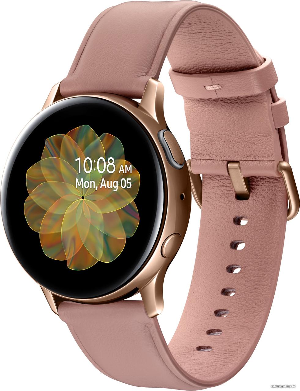 Умные часы Samsung Galaxy Watch Active2 40мм (сталь, золотистый) - фото 1 - id-p166421558