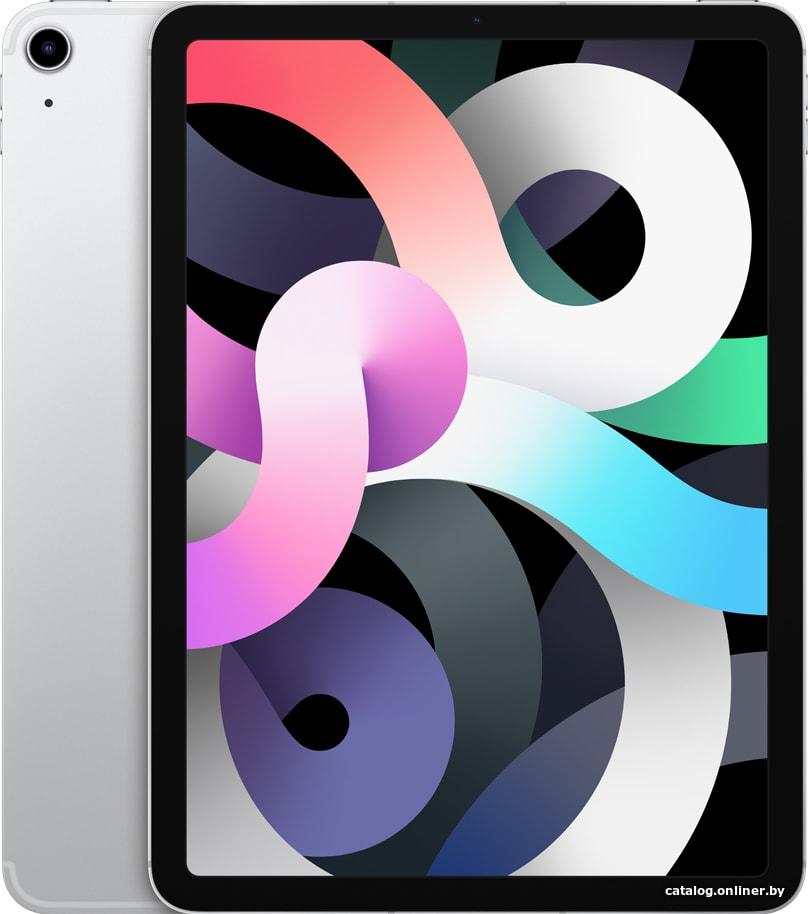 Планшет Apple iPad Air 2020 64GB LTE (серебристый) - фото 1 - id-p166421570