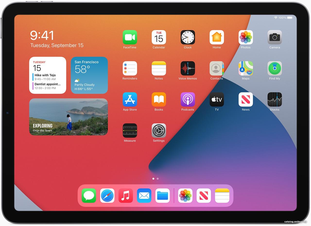 Планшет Apple iPad Air 2020 64GB LTE (серый космос) - фото 2 - id-p166421646