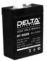 Аккумулятор DELTA DT6028 6В 2.8 Ач (герметизированная свинцово-кислотная аккумуляторная батарея 6V, 2.8Ah)