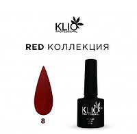 Гель-лак №08 Klio Professional "RED" 8 мл