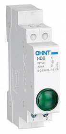 Индикатор ND9-1/g  зеленый, AC/DC230В (LED) (R)(CHINT)