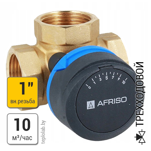 Afriso ARV ProClick 384, 1" клапан трехходовой смесительный - фото 1 - id-p58917762