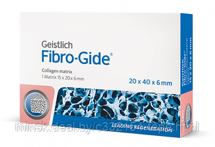 Geistlich Fibro-Gide 20х40x6 мм, матрикс коллагеновый резорбируемый для аугментации мягких тканей