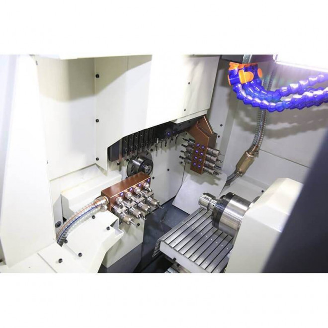 Токарный автомат продольного точения с ЧПУ Sowin SZ-125EII - фото 4 - id-p166429568