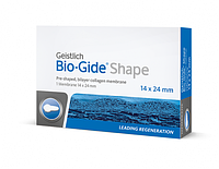 Geistlich Bio-Gide Shape 14х24 мм резорбируемая двухслойная барьерная мембрана особой формы