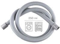 Шланг сливной Tuboflex М 250 см (евро слот) в упаковке для стиральных и посудомоечных машин, Россия