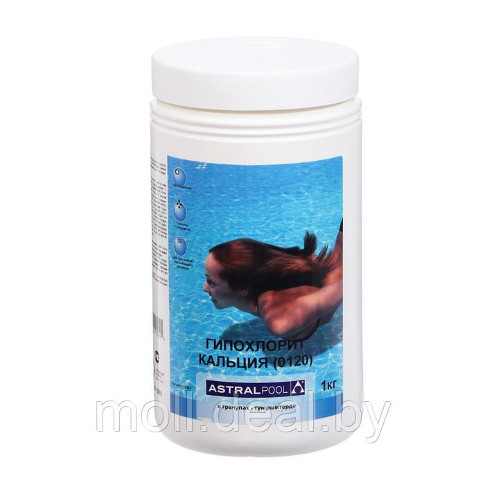 Гипохлорит кальция AstralPool для обезораживания воды в бассейнах, гранулы, 1 кг - фото 1 - id-p166220001