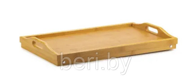 TAT071 Поднос на ножках 50х30 см, бамбук, Fuzhou, столик для завтрака - фото 2 - id-p166199252