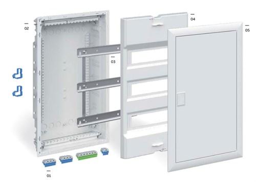 ABB UK636E3, 36M, металл дверь,  IP30 электрощит встраиваемый