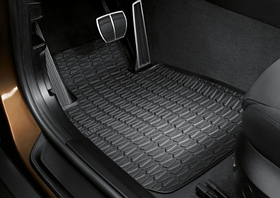 Резиновые передние коврики оригинальные BMW X1 E84 X Drive, Anthracite