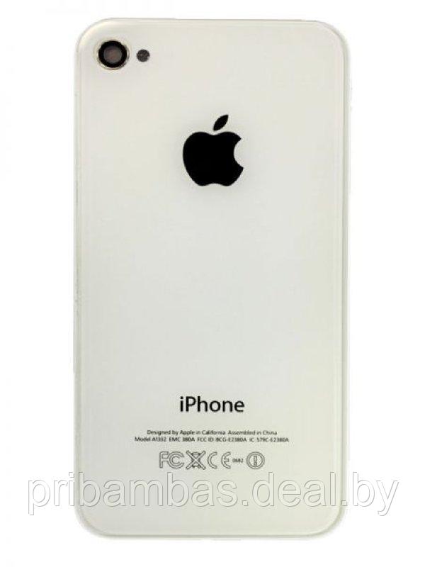 Задняя крышка для Apple iPhone 4 белый - фото 1 - id-p721823