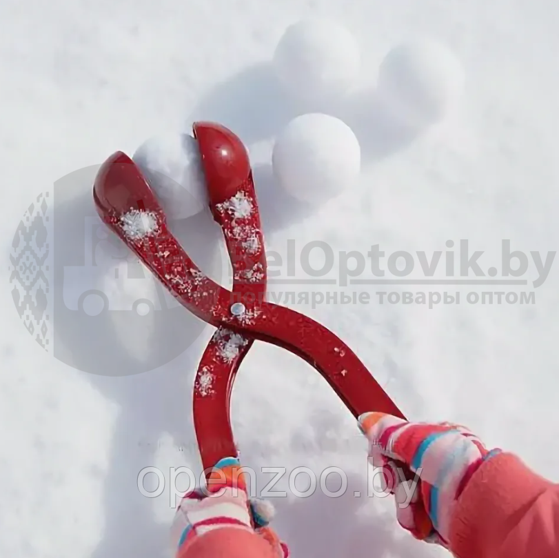 Игрушка для снега Снежколеп форма Мяч (снеголеп) диаметр шара 7 см, дл.37 см Фиолетовый - фото 10 - id-p117446962