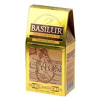 Чай "Basilur" "Ceylon the island of tea" карт. GOLD 100г., черн.