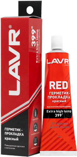 Герметик-прокладка красный высокотемпературный Red, 85 г
