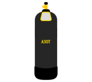Азот (N2) 40 л / 5.9 м3