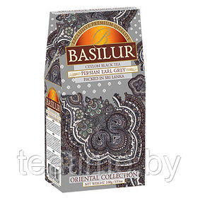 Чай "Basilur""Oriental collection" карт. 100г*12шт. Эрл Грей, черн.лист. с аром. берг. и мандар.