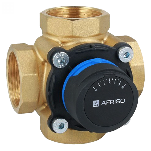 Afriso ARV ProClick 486, 1 1/2" клапан четырехходовой смесительный - фото 2 - id-p58898214