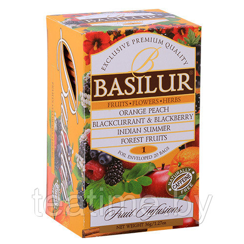 Чай "Basilur" "Fruit infusion" 25пак АССОРТИ ТОМ 1