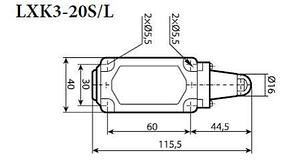 Конечный выключатель LXK3-20S/L ЭНЕРГИЯ, фото 2