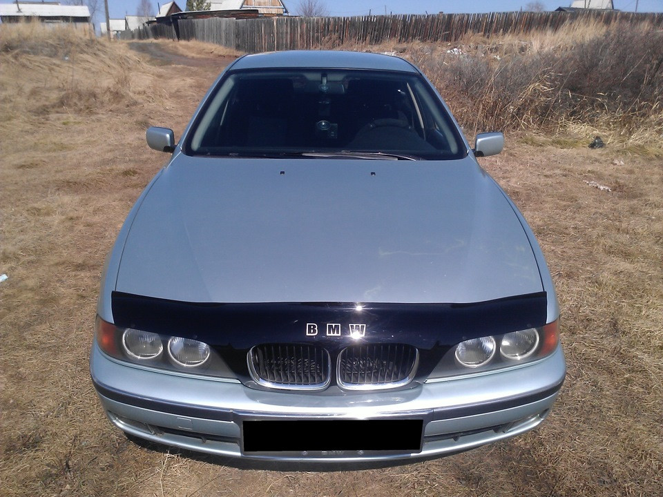 Дефлектор капота - мухобойка, BMW 5 серии, Е39, 1995-2003, VIP TUNING - фото 1 - id-p143772036