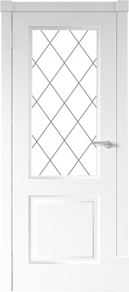 Межкомнатная дверь "ФИНСКАЯ" ПО (Цвет - Белый; Ваниль; Капучино; Графит) - фото 3 - id-p166521678