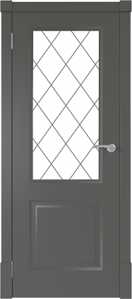 Межкомнатная дверь "ФИНСКАЯ" ПО (Цвет - Белый; Ваниль; Капучино; Графит) - фото 6 - id-p166521678