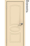 Межкомнатная дверь "ЭМАЛЬ" ПГ-02 (Цвет - Белый; Ваниль; Грэй; Капучино; Графит), фото 2