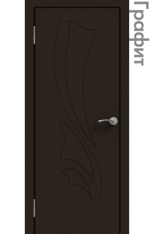 Межкомнатная дверь "ЭМАЛЬ" ПГ-04 (Цвет - Белый; Ваниль; Грэй; Капучино; Графит) - фото 5 - id-p166521790
