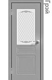 Межкомнатная дверь "ЭМАЛЬ" ПО-01 (Цвет - Белый; Ваниль; Грэй; Капучино; Графит), фото 3