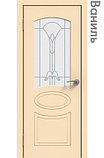 Межкомнатная дверь "ЭМАЛЬ" ПО-02 (Цвет - Белый; Ваниль; Грэй; Капучино; Графит), фото 2