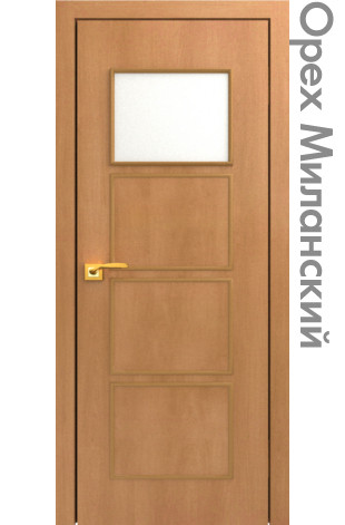 Межкомнатная дверь "СТАНДАРТ" 23 (Цвет - Дуб Белёный; Орех Миланский; Орех Итальянский; Венге) - фото 3 - id-p166521829