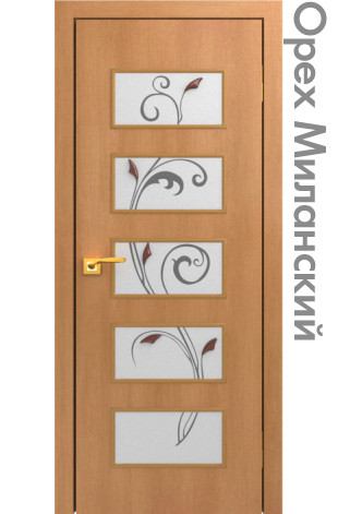 Межкомнатная дверь "СТАНДАРТ" 50 (Цвет - Дуб Белёный; Орех Миланский; Орех Итальянский; Венге) - фото 5 - id-p166521835