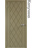 Межкомнатная дверь "ЭМАЛЬ" ПГ-22 (Цвет - Белый; Ваниль; Грэй; Капучино; Графит), фото 4