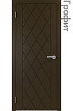 Межкомнатная дверь "ЭМАЛЬ" ПГ-22 (Цвет - Белый; Ваниль; Грэй; Капучино; Графит), фото 5