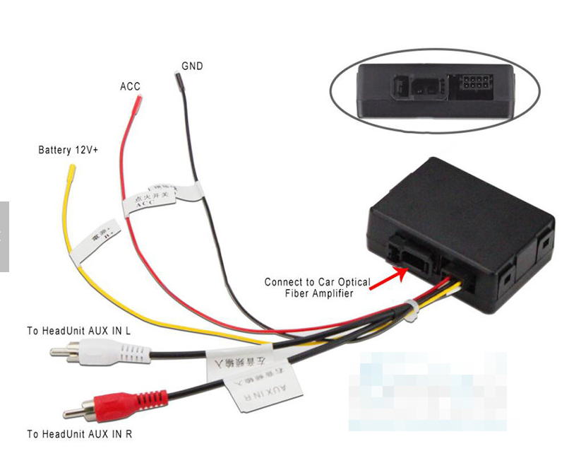 MOST2 v2.6 for fiber optic box2 оптический кабель цифрового усилителя для Мерседес и Порше - фото 1 - id-p166522936