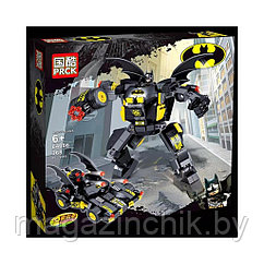 Конструктор Робот Бэтмена и Бэтмобиль 2 в 1, PRCK 64086, аналог Лего