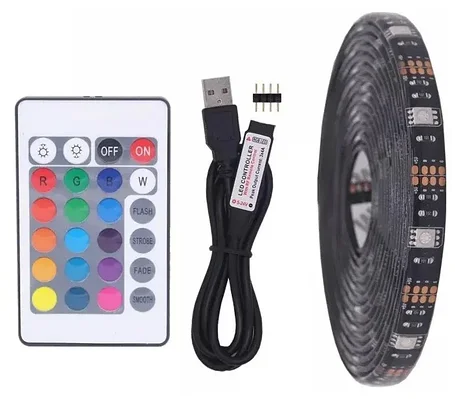 Светодиодная лента RGB Сова, 3 м, пульт управления, питание - USB., фото 2