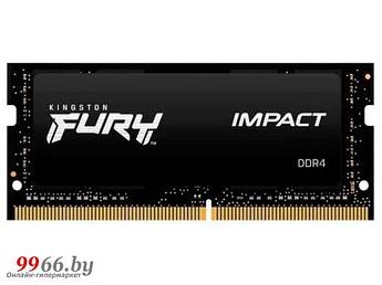 Модуль памяти Kingston Fury Impact DDR4 SO-DIMM 3200MHz PC-25600 CL20 - 8Gb KF432S20IB/8