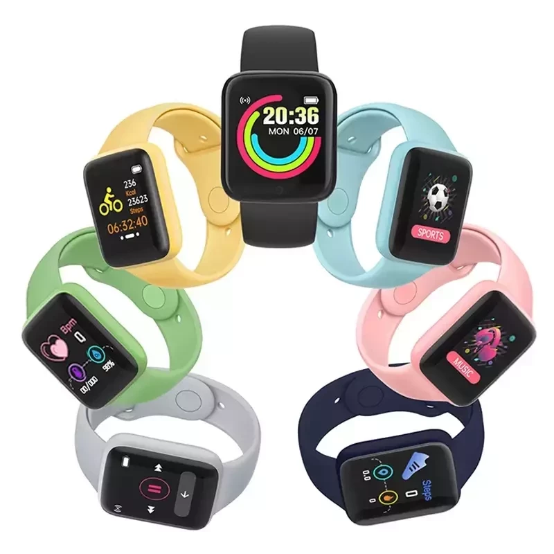 Умные часы Macaron Color Smart Watch (Розовый) - фото 10 - id-p166535376