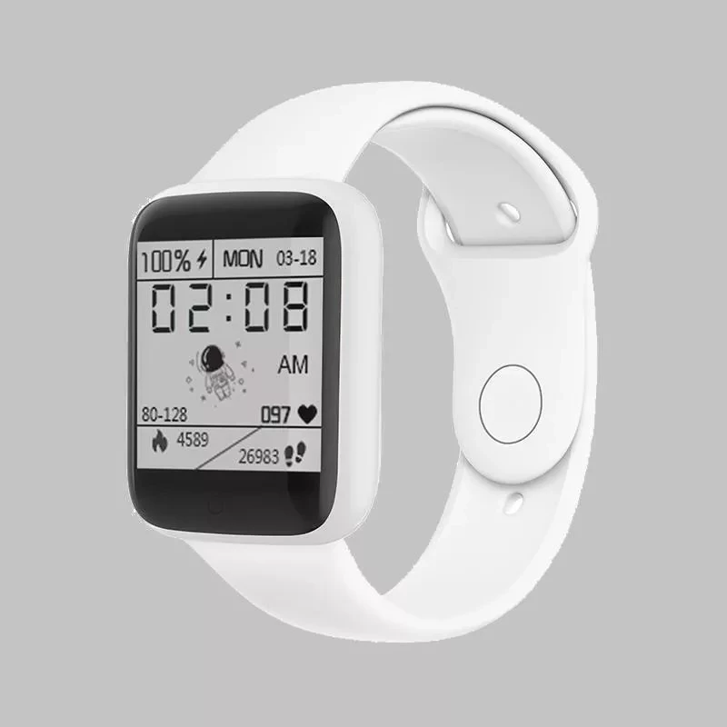 Умные часы Macaron Color Smart Watch (Белый) - фото 1 - id-p166535379