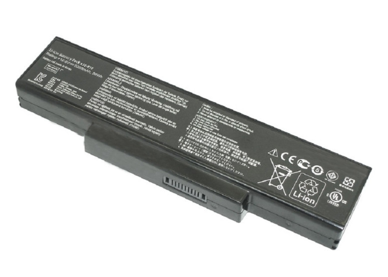 Аккумулятор (батарея) для ноутбука Asus N73 (A32-K72) 10.8V 5200mAh