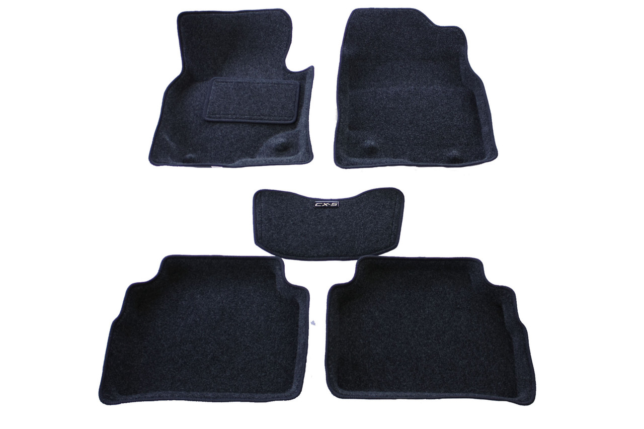 Ковры 3D ворсовые Boratex для Mazda CX-5 2012- (цвет Серый)