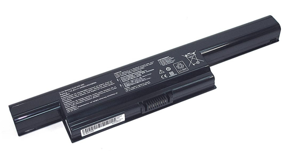 Аккумулятор (батарея) для ноутбука Asus K93 (A41-K93) 10.8V 5200mAh